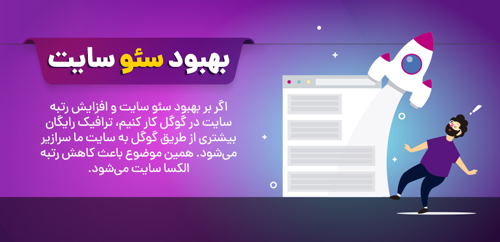 کاهش رتبه الکسا