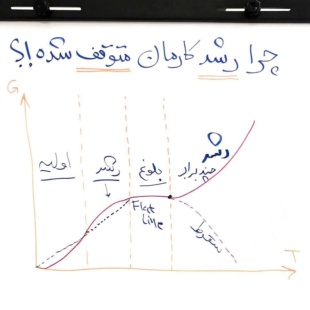 نمودار رشد کسب‌وکار