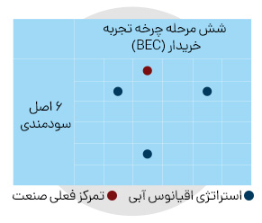 چرخه تجربه خریدار در اقیانوس آبی
