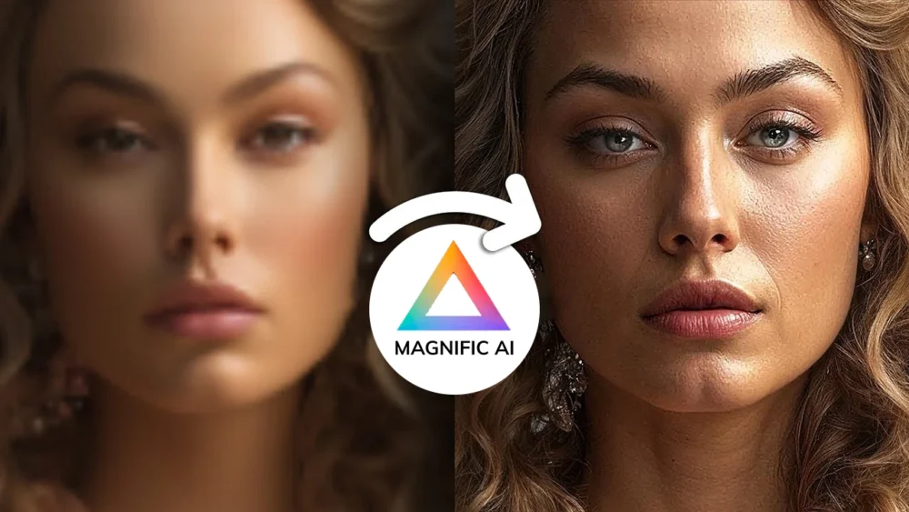 افزایش کیفیت عکس با هوش مصنوعی Magnific.AI