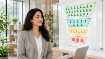 چطور برای کسب‌وکار کوچک یک قیف فروش ساده بسازیم؟