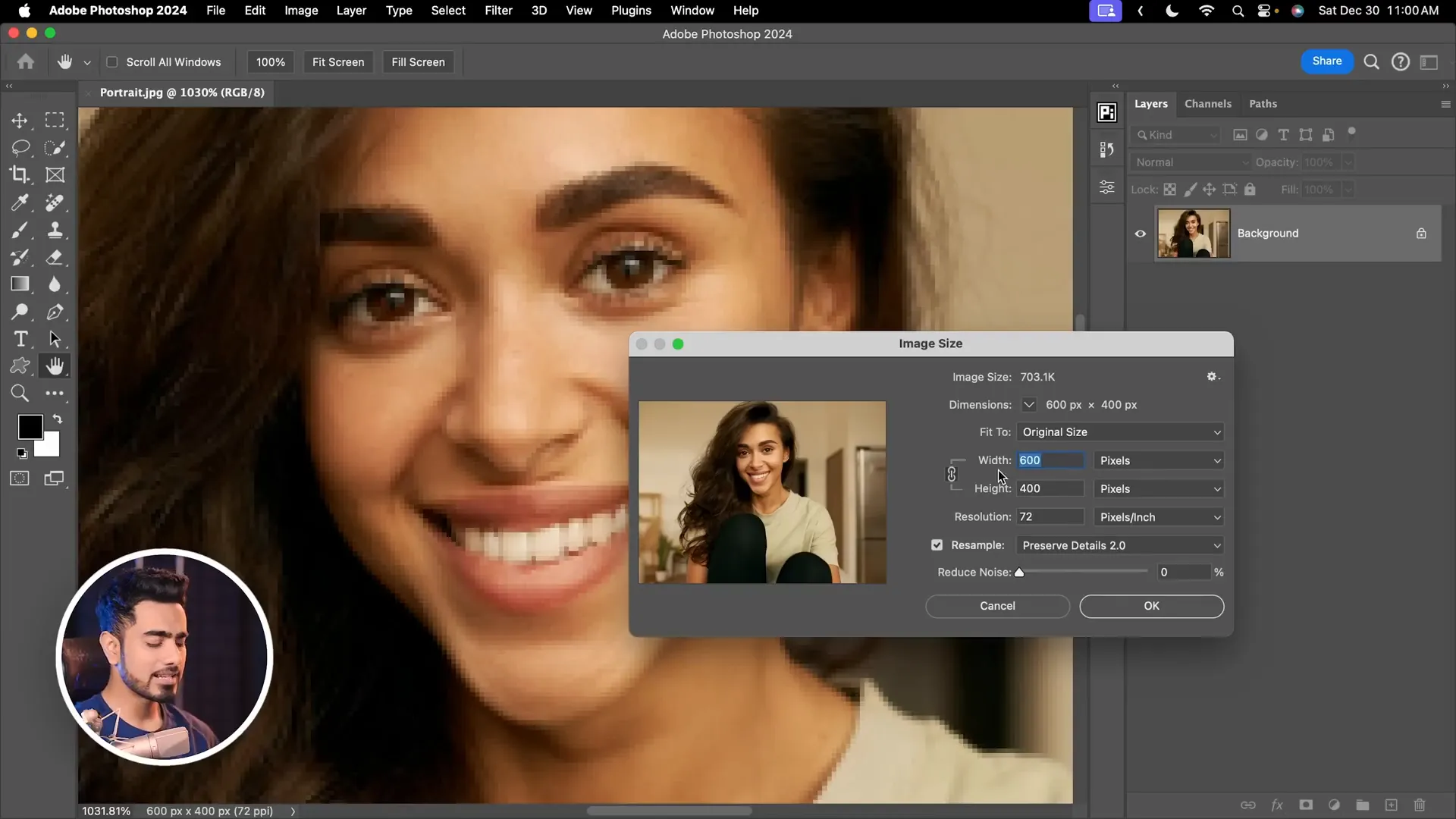 هوش مصنوعی بالا بردن کیفیت عکس