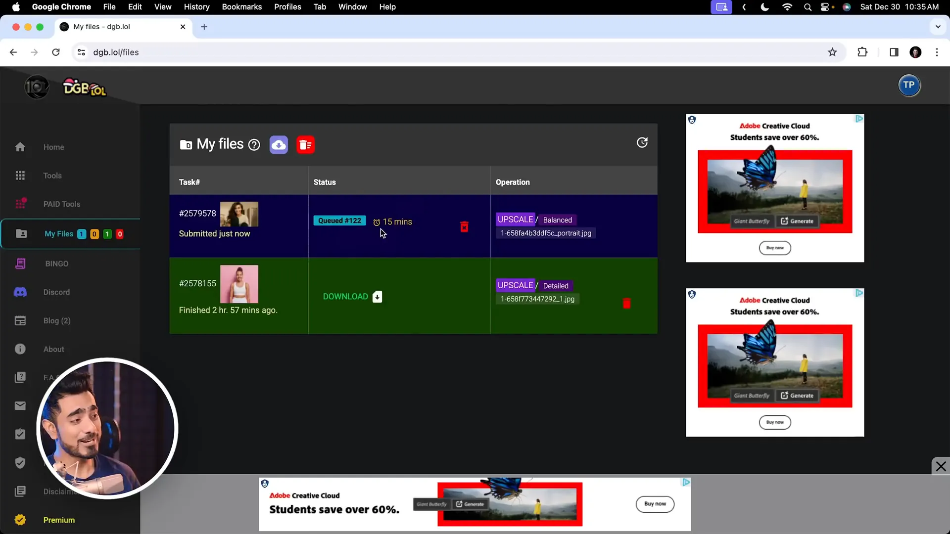 هوش مصنوعی بالا بردن کیفیت عکس