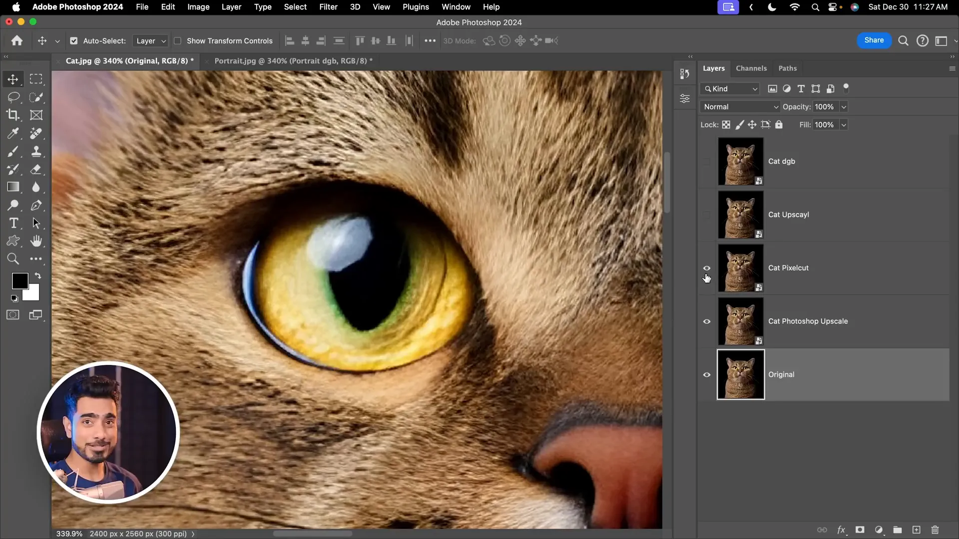 هوش مصنوعی بالا بردن کیفیت عکس